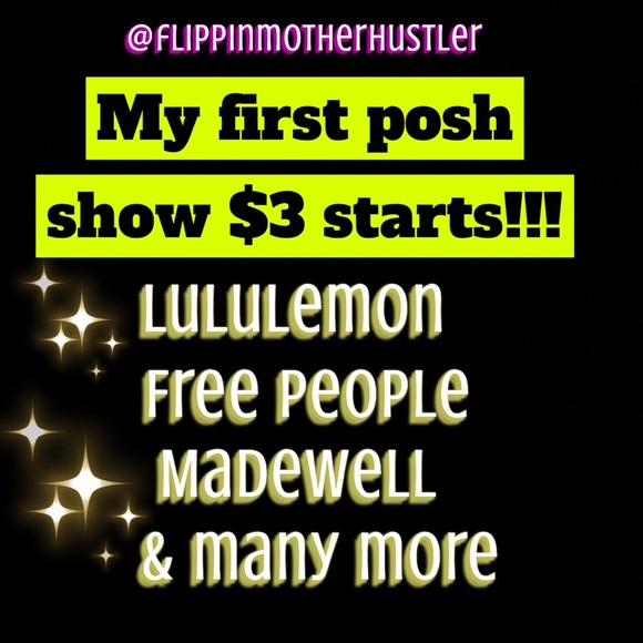Join me for my first show 💕 $3 starts - bookmark my show !